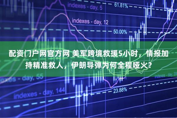 配资门户网官方网 美军跨境救援5小时，情报加持精准救人，伊朗导弹为何全程哑火？